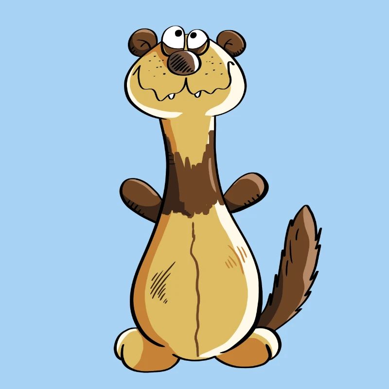 Naughty Ferret Comic - Gift - Polecat