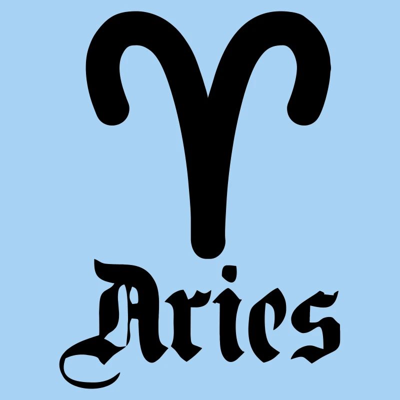 Zodiac sign logo Aries