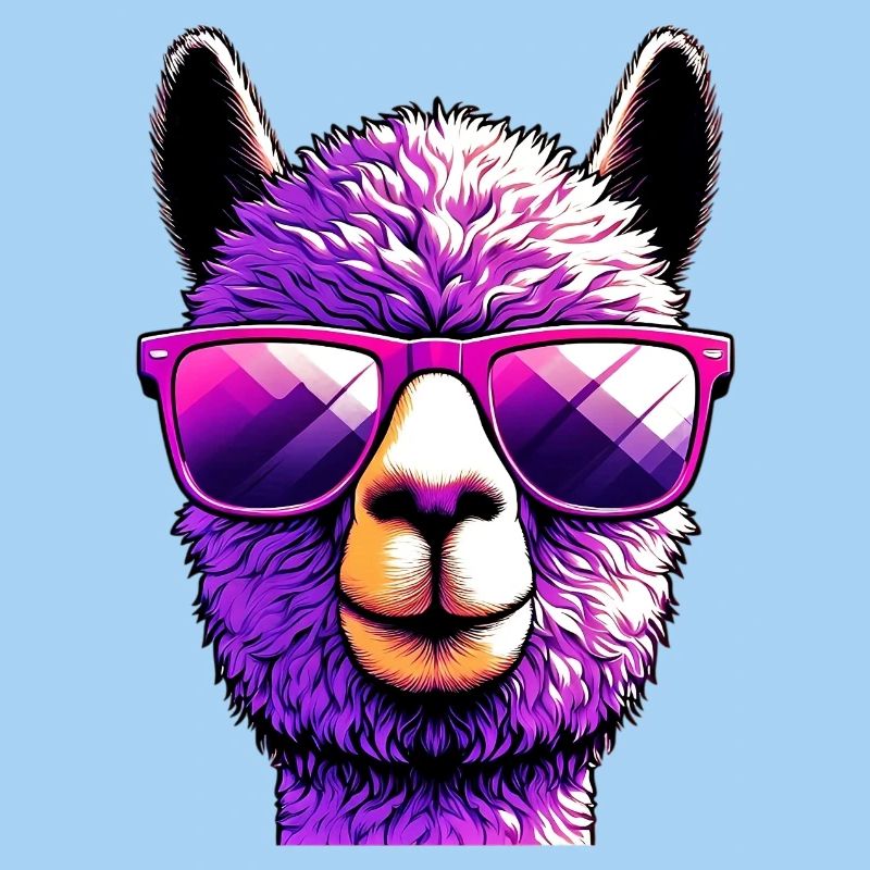Alpaca with Sunglasses