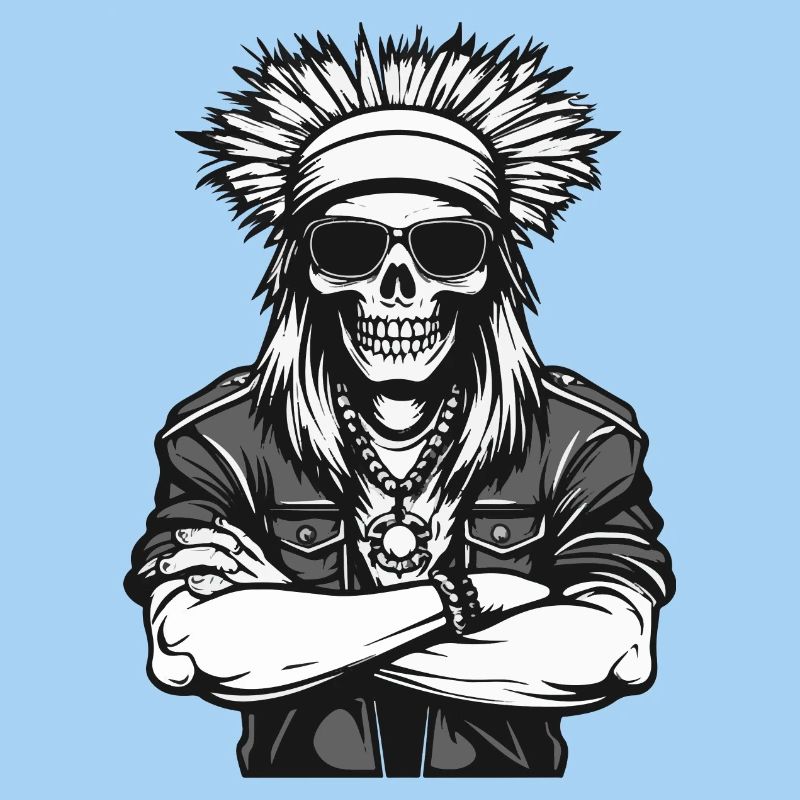 Crâne Apache Indien