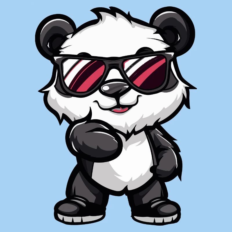 Panda Bande Dessinée Cool