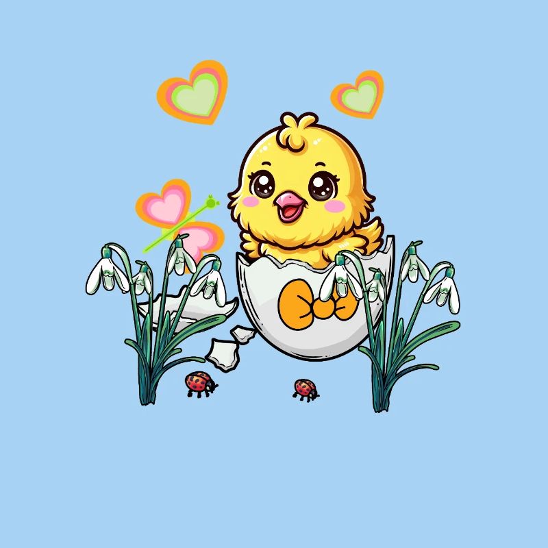 Easter Egg Easter Chick Retro Eggs Egg Kids