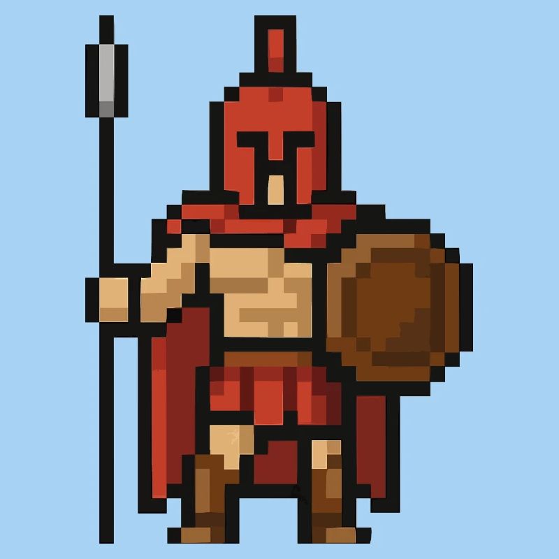 Pixel spartiate