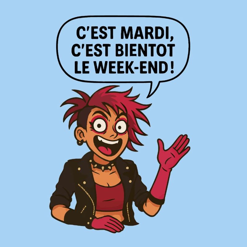 C'est mardi ! C'est bientôt le weekend !