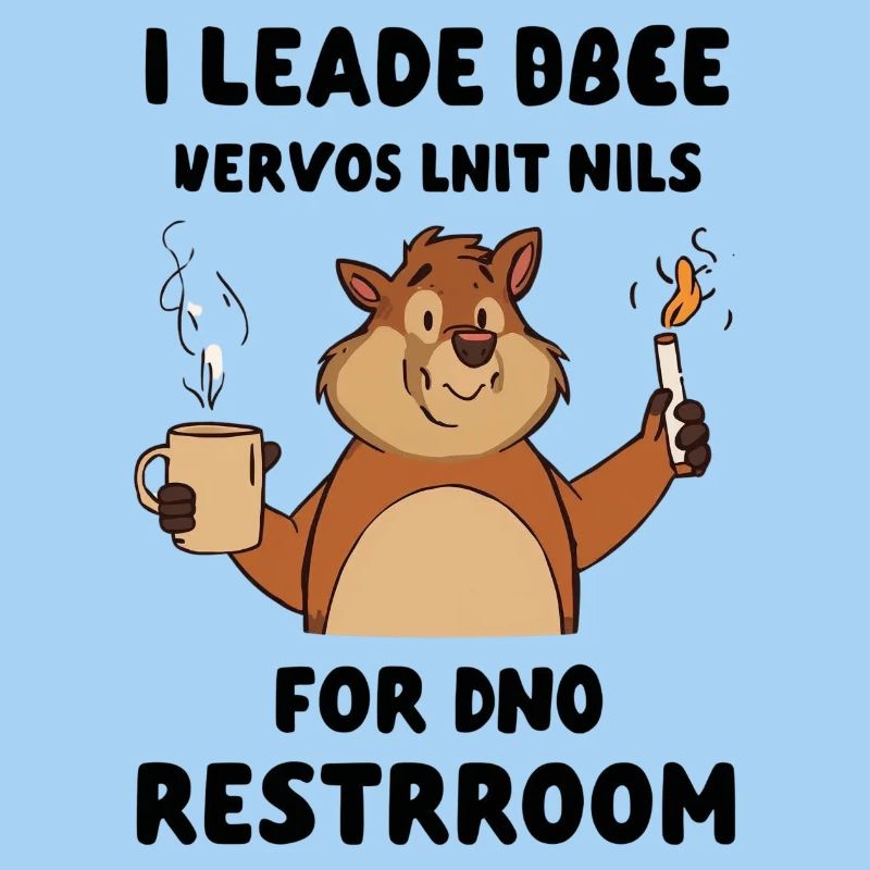 Illustration de la pause café Beaver