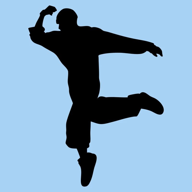 B-Boy Silhouette – Breakdance Move