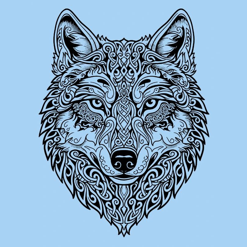 Keltischer Wolfskopf