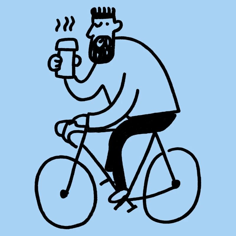 Hipster Biker
