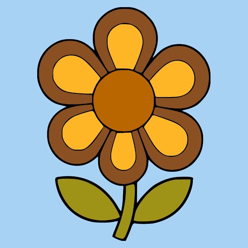 70s flower pattern retro flowerpower