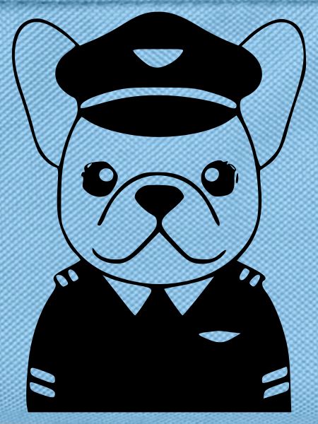 Frenchie Pilot Uniform Black