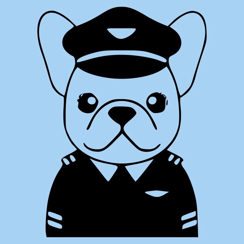 Uniforme de pilote français noir