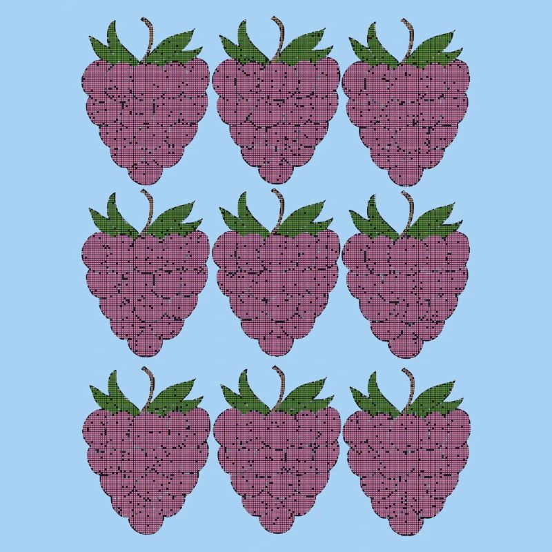 himbeer Muster Textile