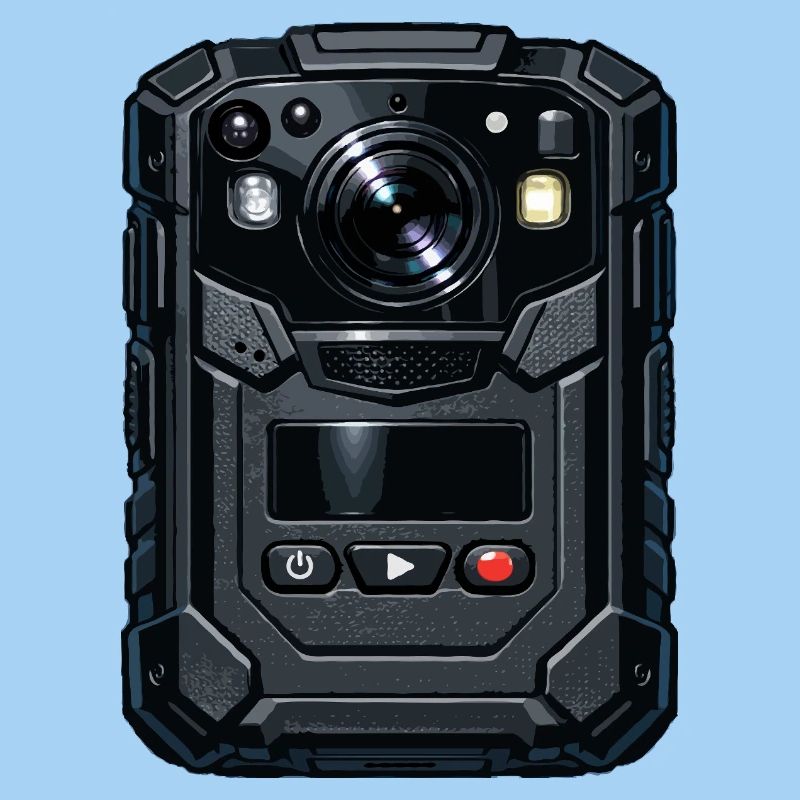 Illustration de caméra d’action robuste