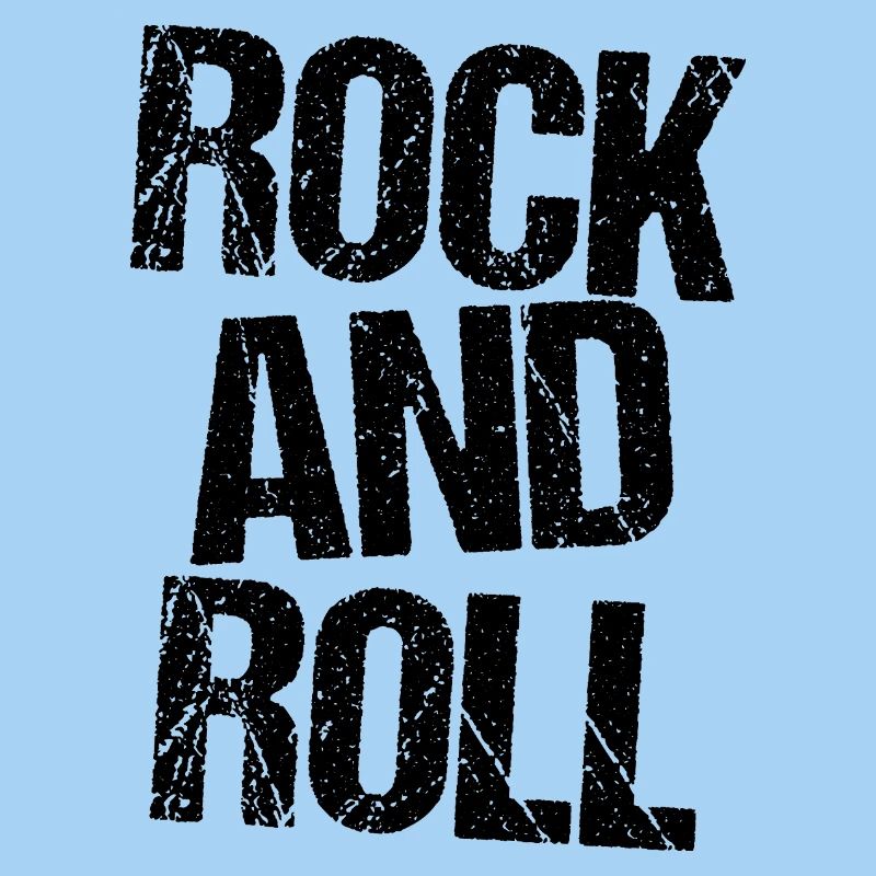 Conception typographique en dégradation rock and roll