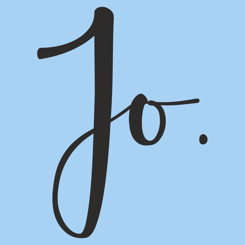 Jo – Conception de texte de lettrage manuel