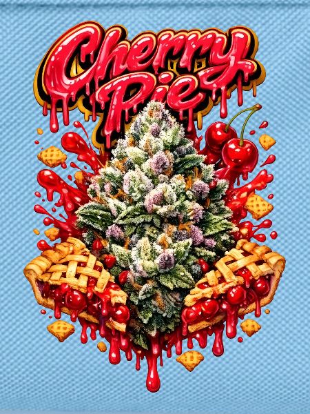 Cherry Pie Graffiti Print