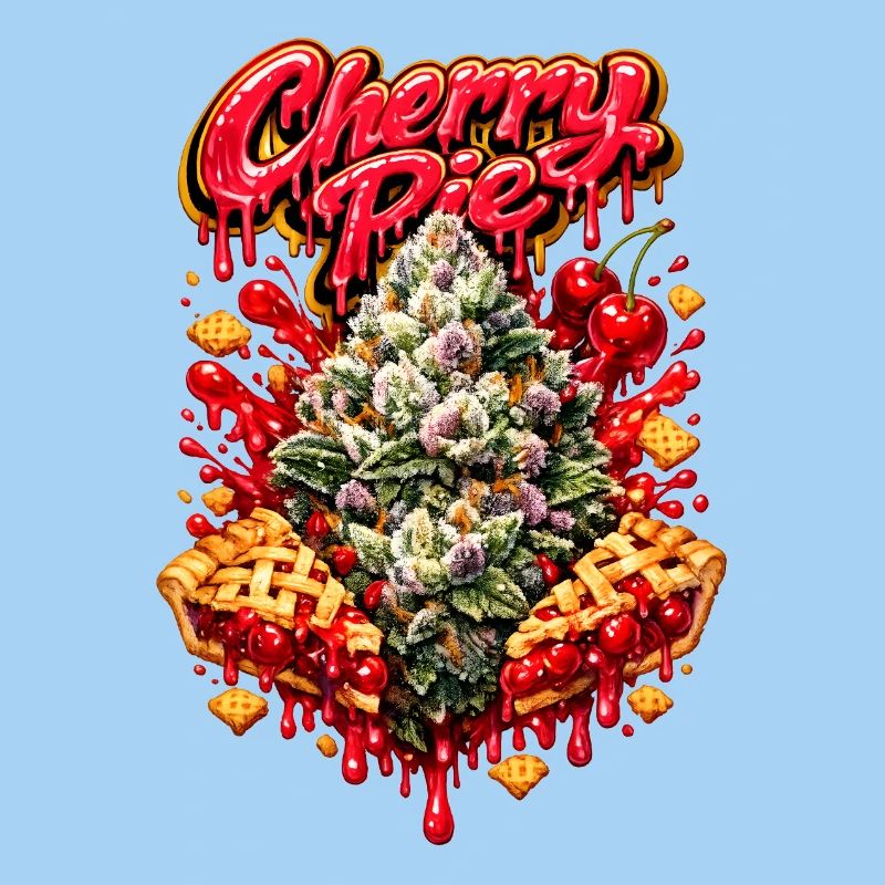Cherry Pie Graffiti Print