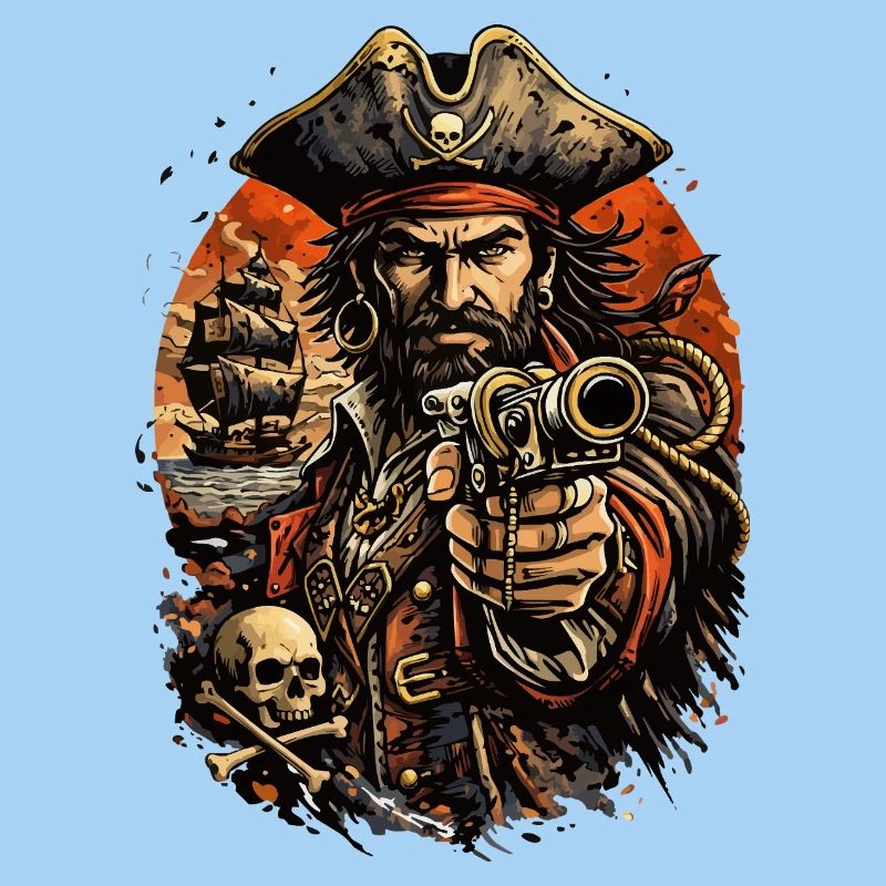 Captain Pirate with Cannon