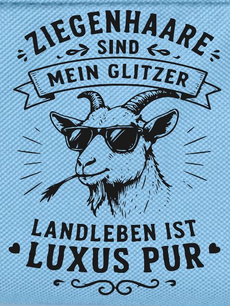 Ziegenhaar Glitter Luxus