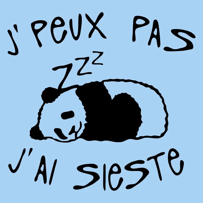 peux pas j ai sieste panda dort