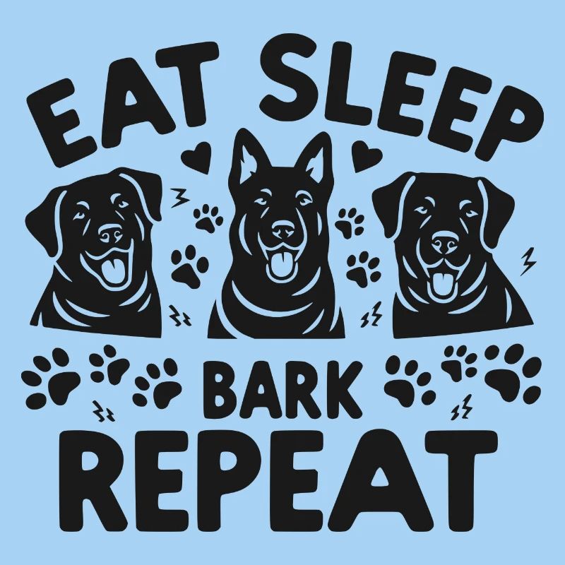 Eat Sleep Bark Repeat