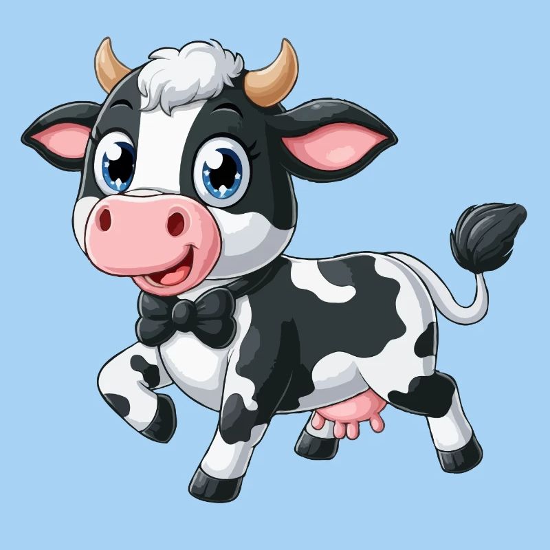 Vache heureuse