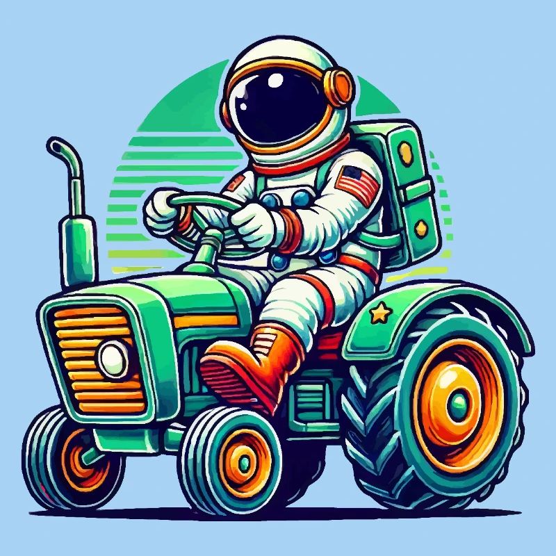 Astronaut Traktor