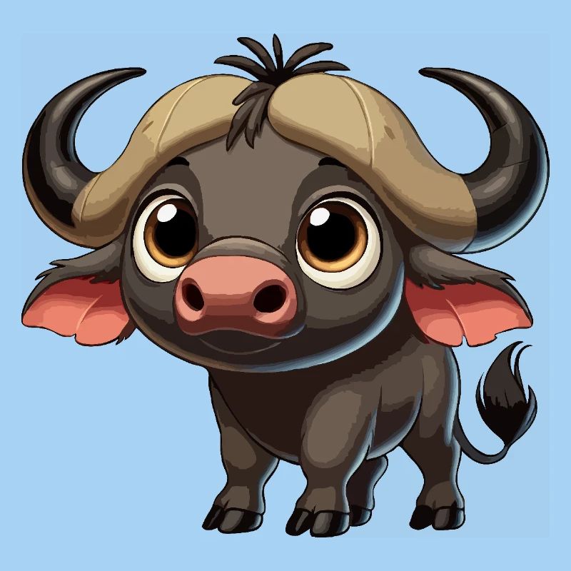 Enfant buffle du Cap