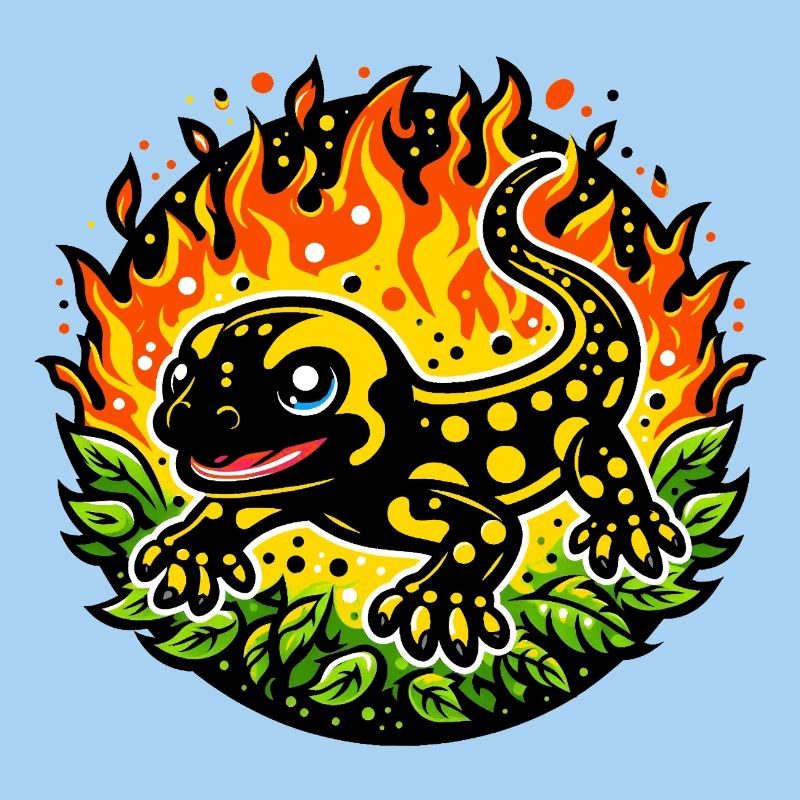 Fire salamander