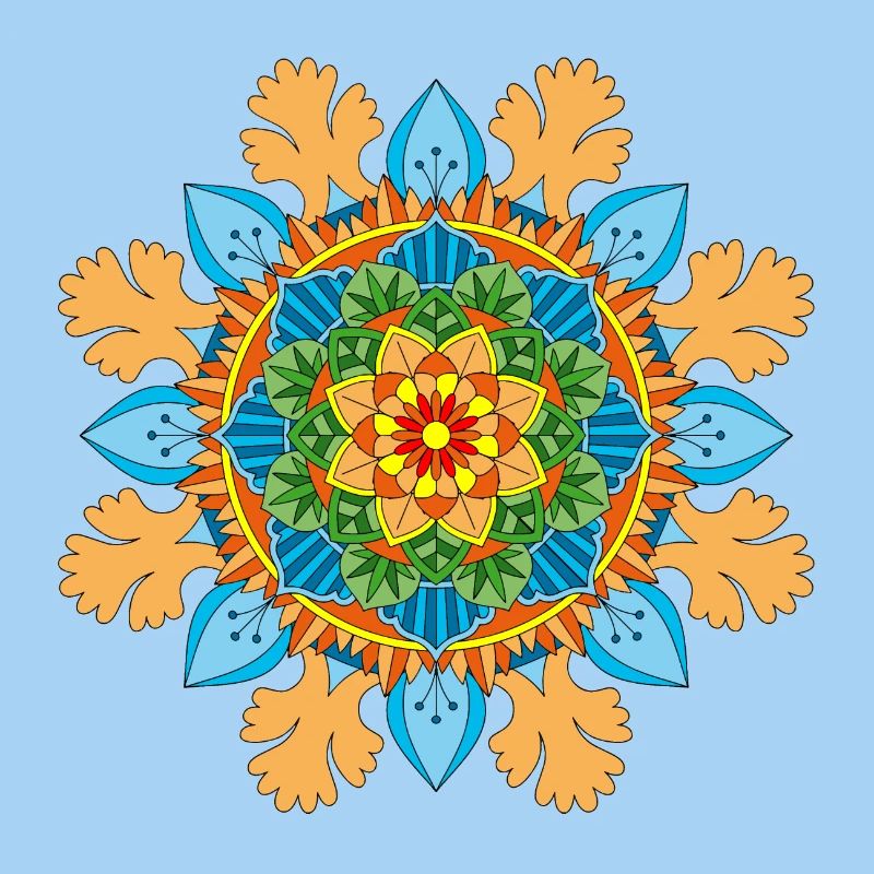 Flowers Mandala