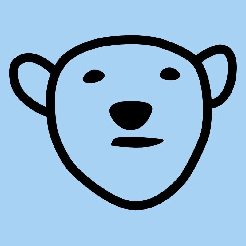 Eisbär Kopf