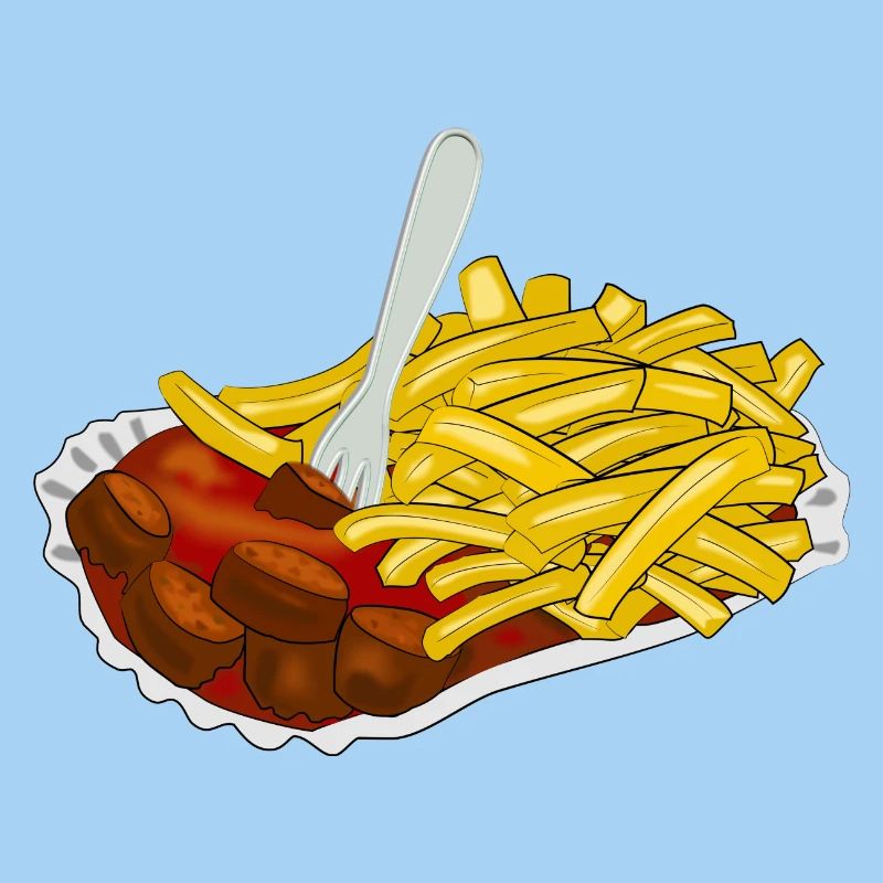 Currywurst avec frites