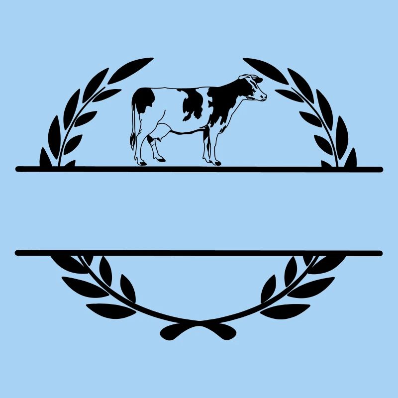 Dairy cow monogram