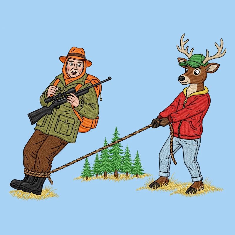Waldschlepper-Duo: Jäger & Hirsch