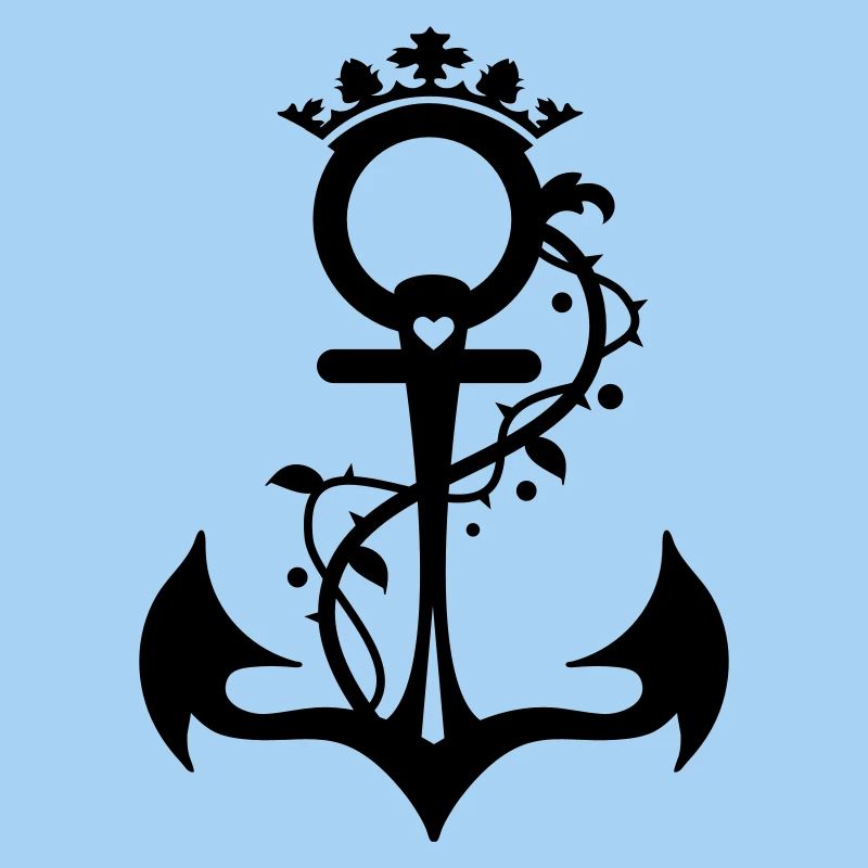 Der stilisierte Anker - Glaube Liebe Hoffnung