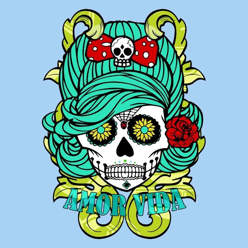 amor vida skull