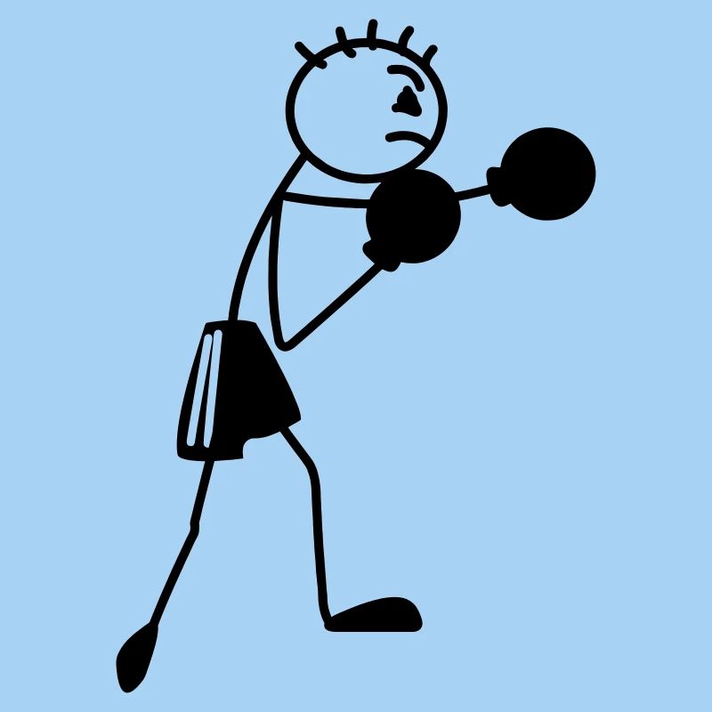 Boxfigur Strichmännchen