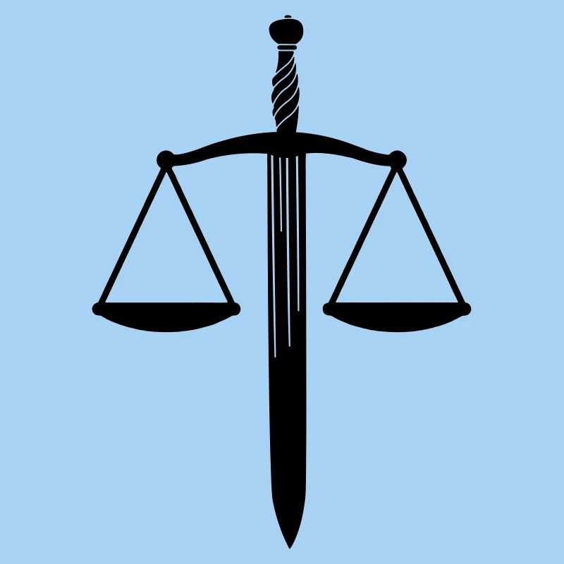 Dish scale with sword