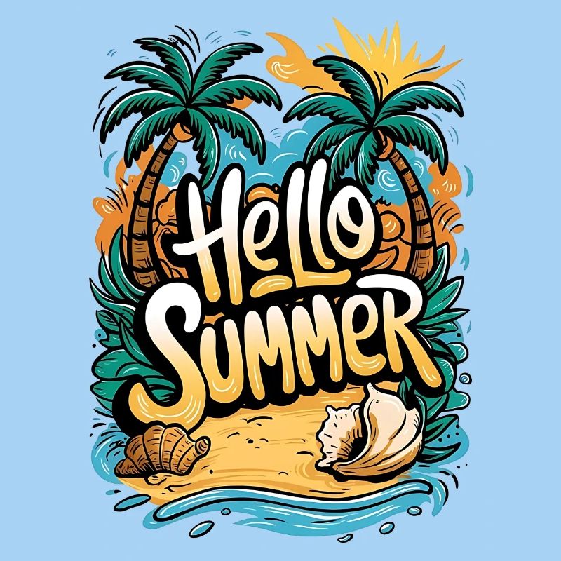Tropical Summer Beach Design