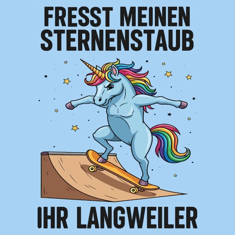 Skateboard-Einhorn