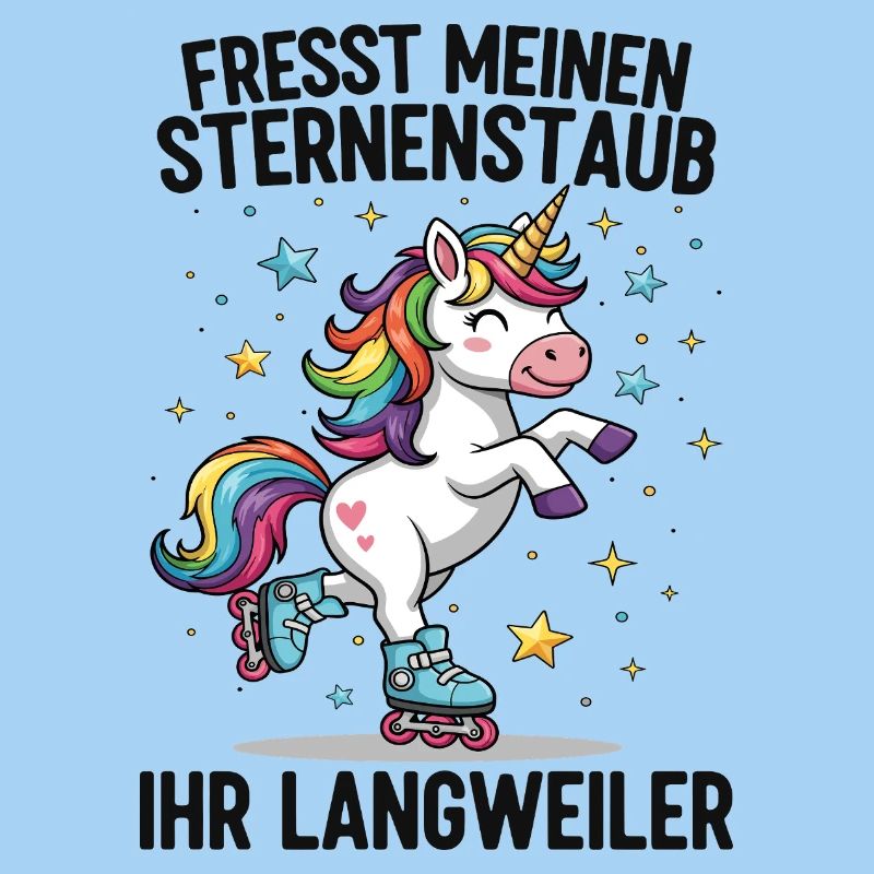 Rollschuh Einhorn