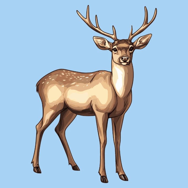 anmutiger Hirsch