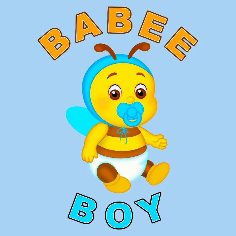 BABEE Junge mit Text