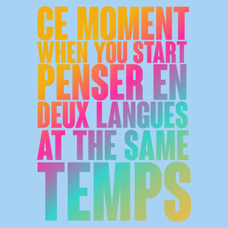 Temps de réflexion multilingue Imprimer