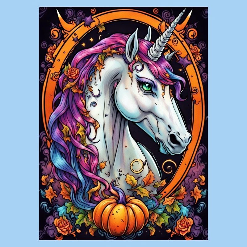 Farbtraum Unicorn im Herbstring