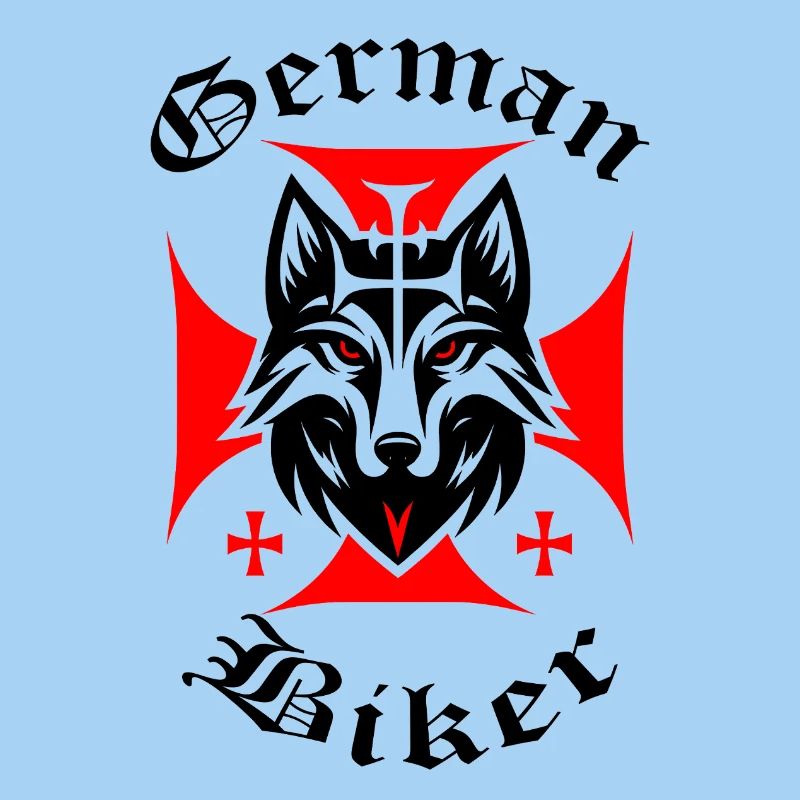 Roter Wolf - German Biker