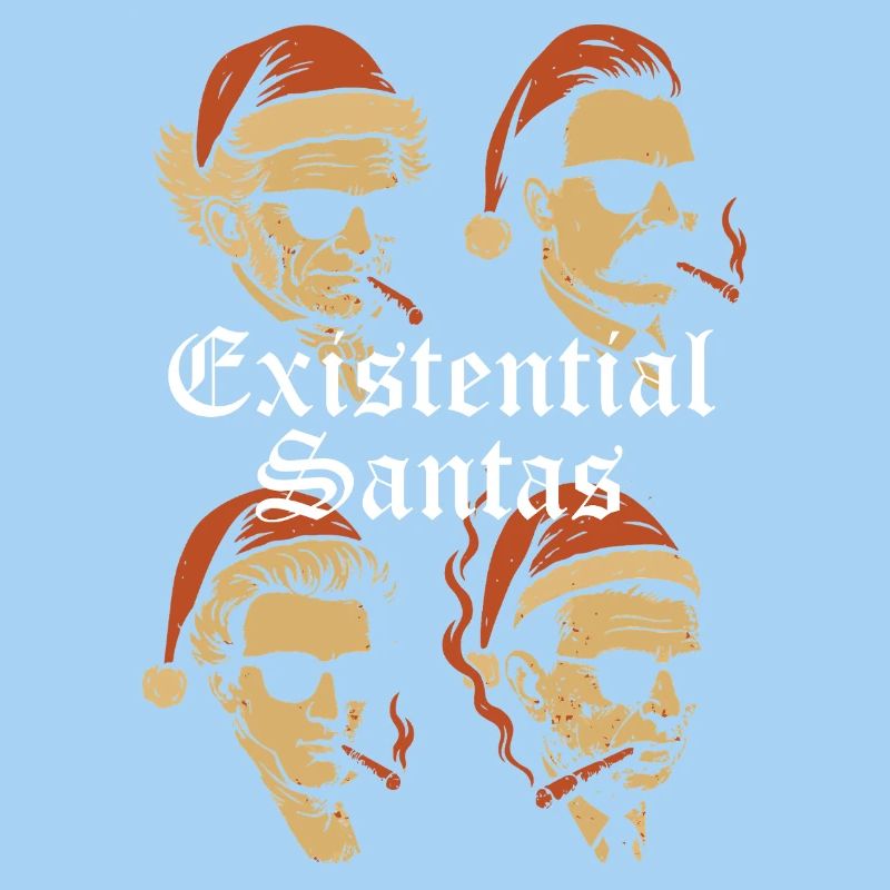 Existential Santas in Sunglasses