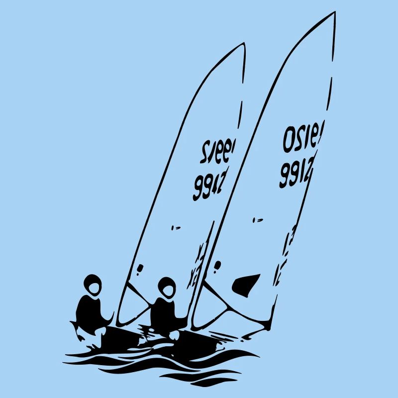 ILCA Dériveurs laser à voile dans la régate