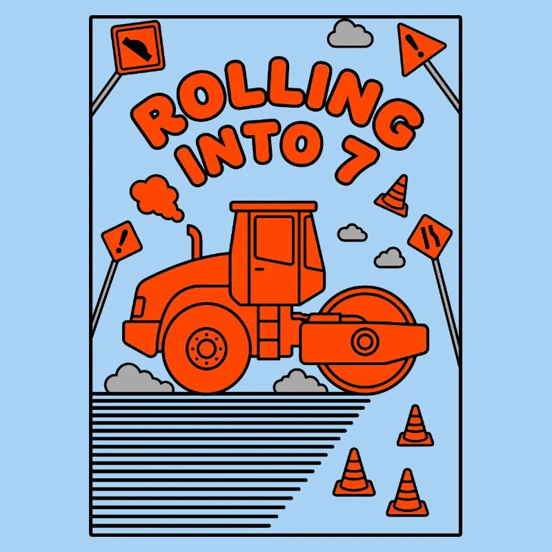 Rolling Into 7 Steamroller