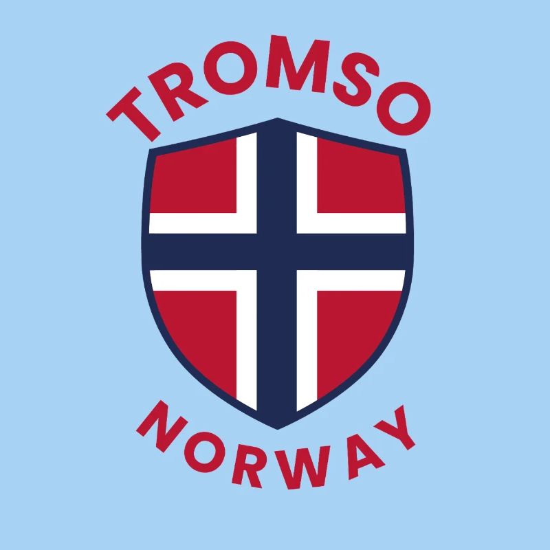 Tromsø Shield: Norway Flag